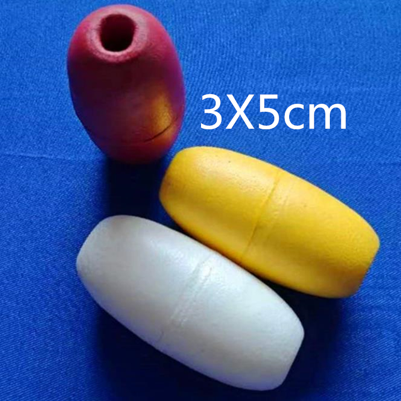 Fishing Bobber Float - Finefish 3x5cm/5x5cm/8x8cm Hartweiß PVC Schaum Float