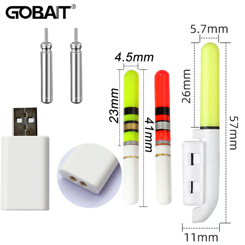 Night Float Fishing - CR322 3,6 V Lithium-Batterie USB Lade