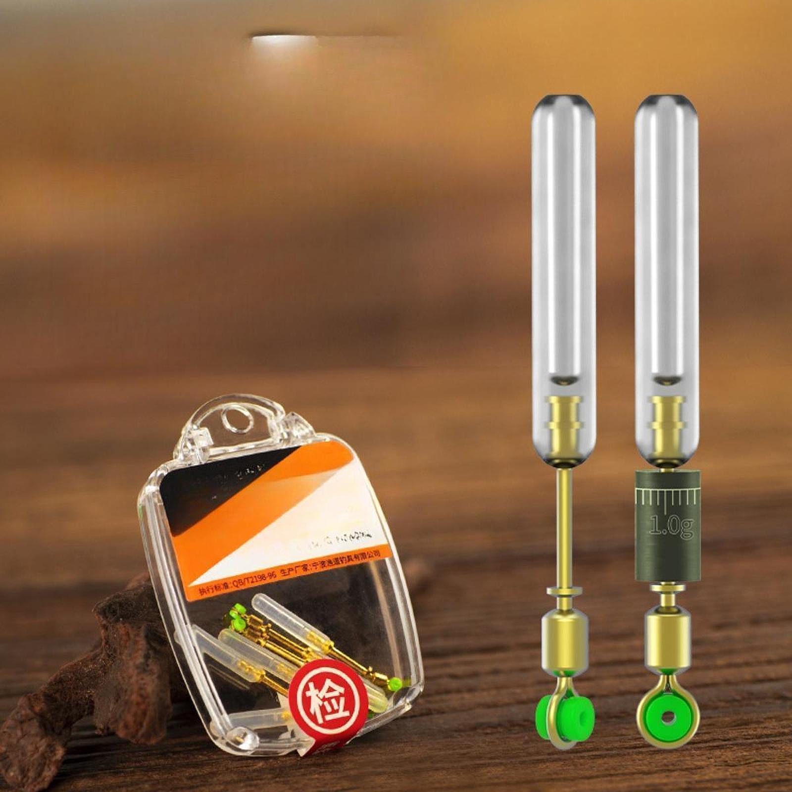 Fishing Bobber Float - Drehbare Angelposenhalterungen aus Silikonrohr mit Wirbel