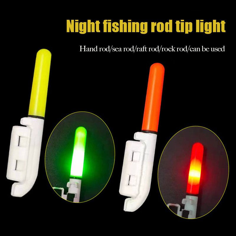 Night Float Fishing - 1 Stück Nachtangel-Elektronikrute mit LED-Leuchtstab, wasserdichter