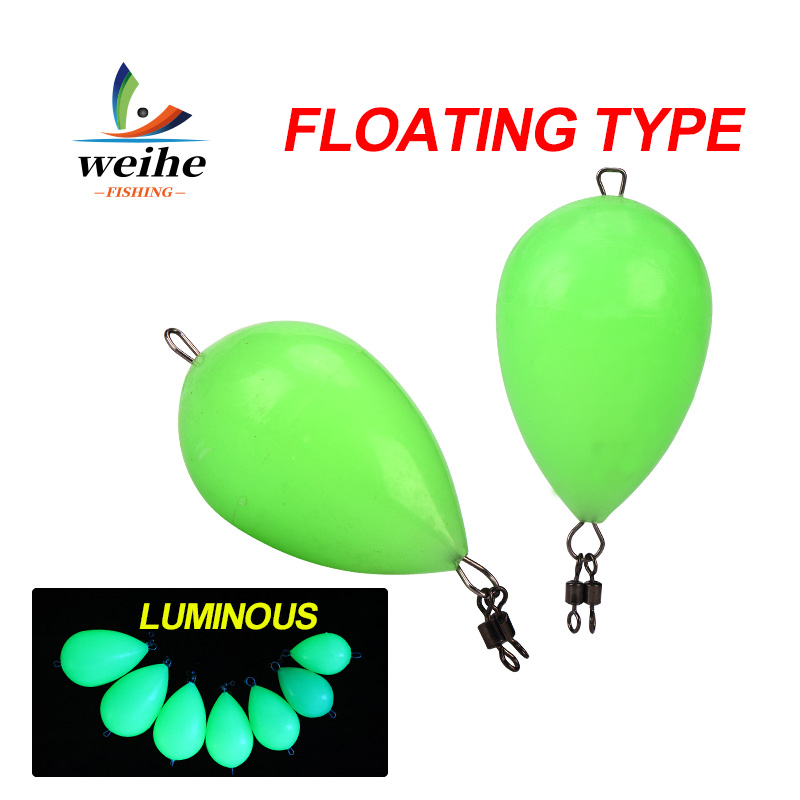 Fishing Bobber Float - WEIHE 1PC Glow-in-the-dark Angeln Bobber Angeln