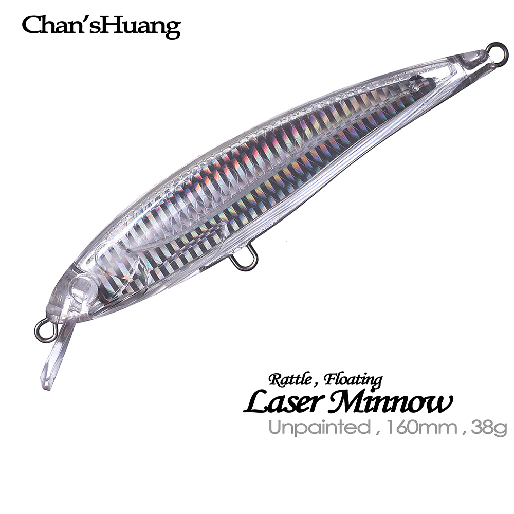 Fishing Equipment Kit - Chan'shuang 10pcs unbemalte Rohlinge Köder 16cm