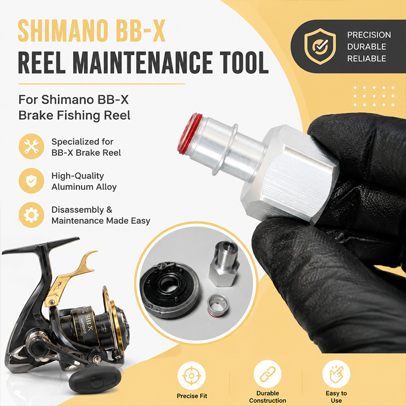 Fishing Equipment Tools - Integriertes Reparatur- und Demontagewerkzeug aus Aluminiumlegierung