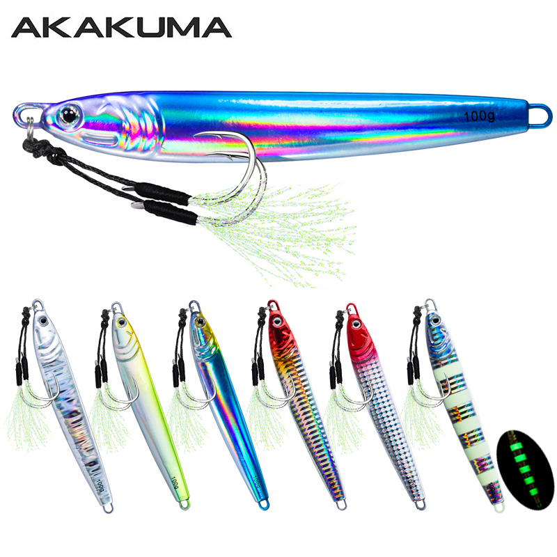 7Pcs 40g 60g 80g 100g Leuchten – Fishing Equipment Kit Bewertung und Preis